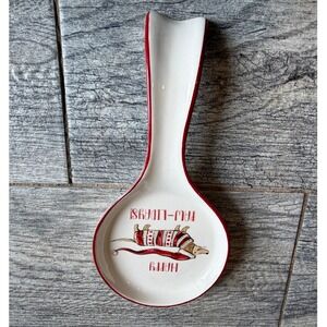 Sheffield Home Spoon Rest Weiner Dog Happy Paw-lidays Dachshund Christmas NWOT